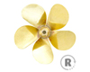 5-Blatt Wasserschraube A RECHTS 70mm M4 