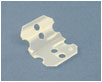 Knick-Scharniere PP Typ A (eckig) 0,5x19x26mm, 10 Stk. 