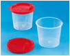 Mischbecher 125 ml mit Deckel, 10 Stk 