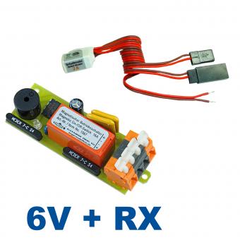 Magnetschalter-Kombi: 6V/16A + Rx Schaltmodul 