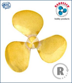 3-Blatt Wasserschraube Typ Dsp RECHTS 45mm M4 