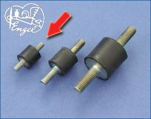 Vibration Absorbers M3, 4pcs. 