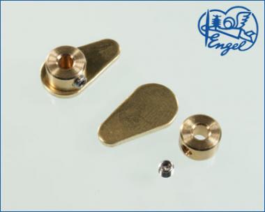 2 Rudder/Linkage Horns 18mm with Collars 3mm 