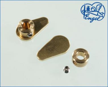 2 Rudder/Linkage Horns 18mm with Collars 4mm 