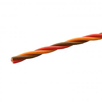 Servo Cable super flexible SNAKED for Graupner/JR and Hitec 3x0.25 mm², 5m 