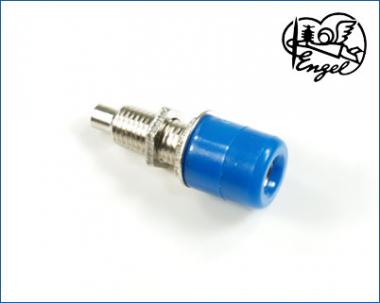 Einbaubuchse 4 mm BLAU 