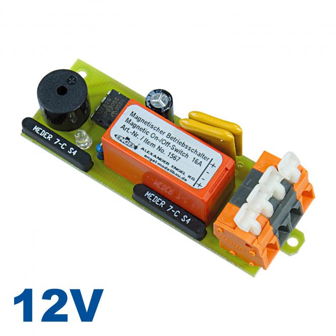 Magnetic On-/Off-Switch 12V/16Amp 