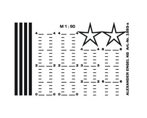 Wasserstandsmarken AKULA K-317 M1:90 