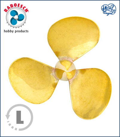 3-Blatt Wasserschraube Typ Dsp LINKS 45mm M4 