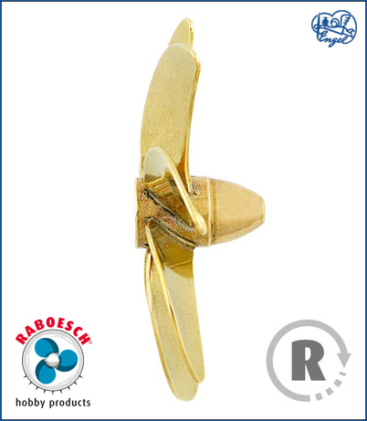 7-Blade Scimitar Prop RIGHT dia. 40mm M4 