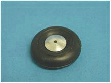 Wheel with aluminum hub, dia. 25mm 
