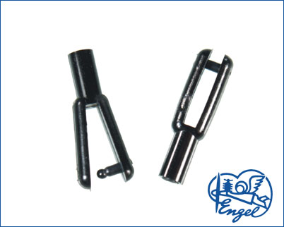 Nylon Clevises 0.3g / 20 mm, 10 pcs. 