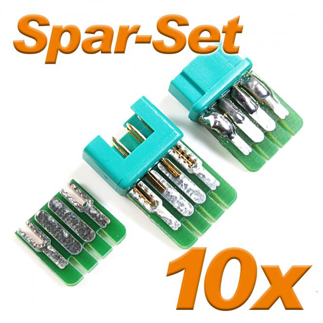 Strain Relief Circuit Board for High-Amp connectors, 10 pcs. 