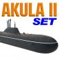 AKULA II Model Submarine SET 