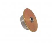 Spindle Bushing with ball bearing and moulded gear 
