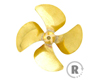4-Blade Prop Type C RIGHT dia. 40mm M4 