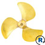 3-Blade Prop Type C RIGHT dia. 40mm M4 